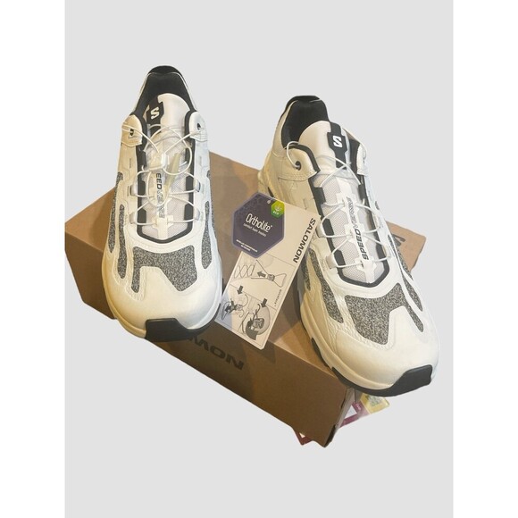 Salomon Speedverse Athletic Sneakers PRG White Vanilla Size 10.5US Men’s NIB - Picture 1 of 9